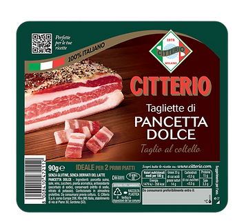 Tagliette di pancetta dolce citterio